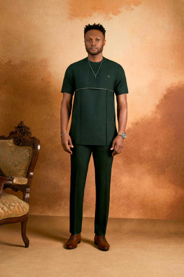 The Forest Pintuck Kaftan Set