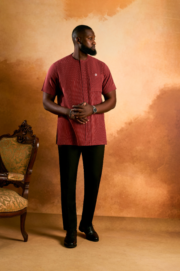 The Spectrum Pinstripe Kaftan Set